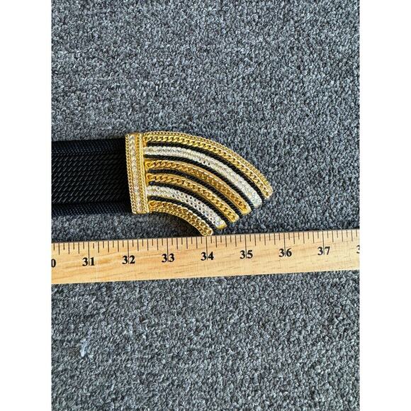 Vintage GUTOS 1960s West Germany Retro Glam Sequins Metal Belt - Picture 11 of 11